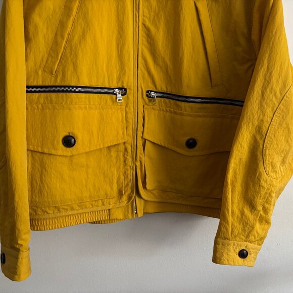 $415 Banana Republic Yellow Oversized Fishing / Wading Jacket - Medium - Picture 3 of 11